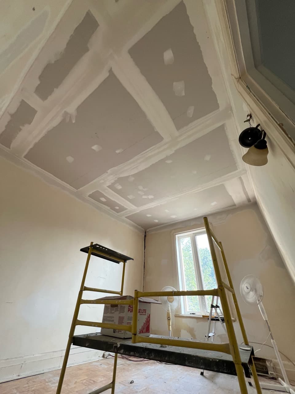 Réparation de plafond et joints after RenoPrime renovation