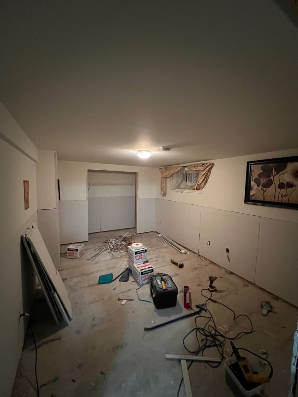 Rénovation de pièce intérieure before RenoPrime renovation